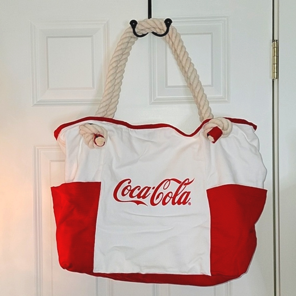 NWOT, Coca-Cola Large Beach Tote Bag, Never Used